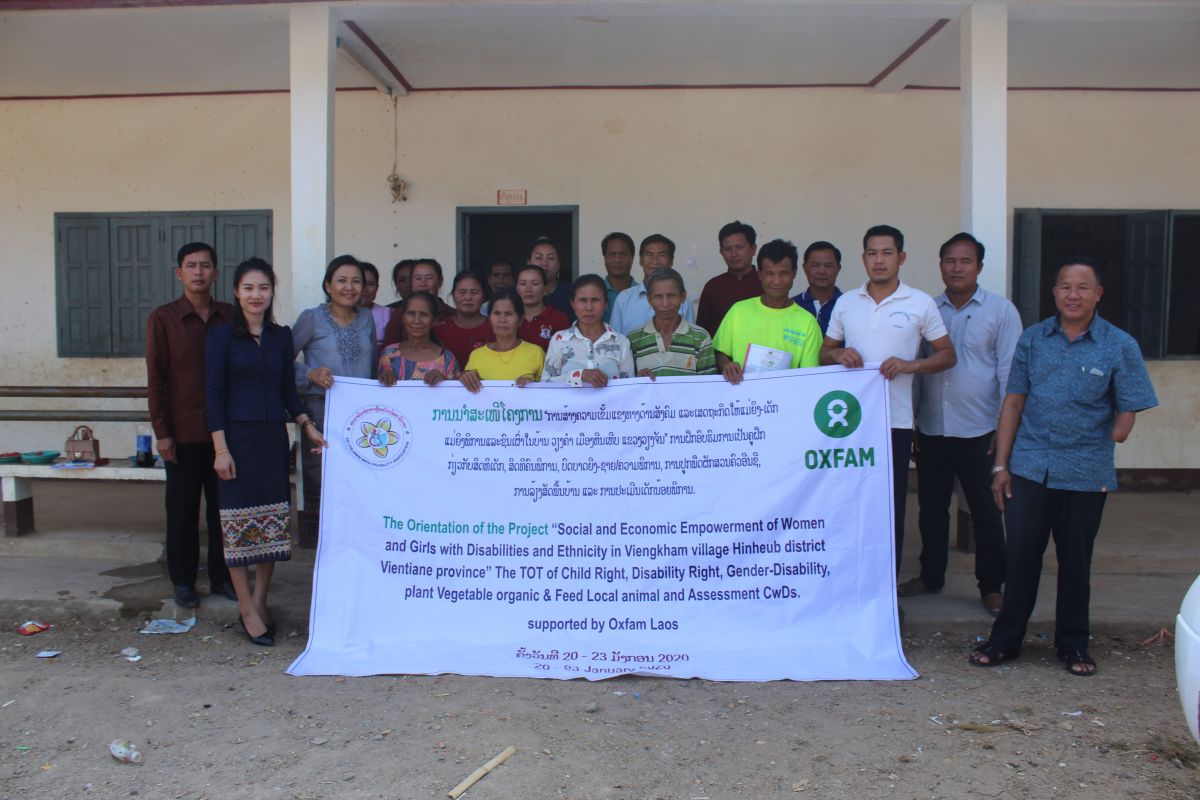 ການປະເມີນບັນຫາ ແລະ ຄວາມຕ້ອງການ ຂອງ ກຸ່ມເປົ້າໝາຍ,ສະມາຊິກຄົນພິການ,ແມ່ຍິງຊົນເຜົ່າທີ່ຄອບຄົວທຸກຍາກ,ພາຍໃນບ້ານວຽງຄໍາ ເມືອງຫີນເຫີບ ແຂວງວຽງຈັນ