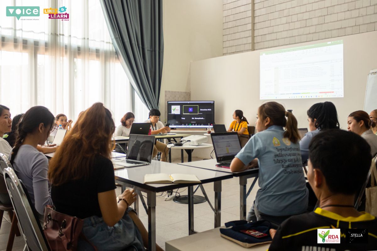 ການສະຫຼຸບການຂຽນບົດລາຍງານພາຍໃຕ້ທືນ ງວດ 1,2,3 VOICE